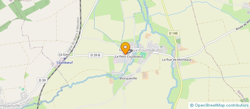 localisation de l'entreprise D.B.M à MORTEAUX-COULIBŒUF