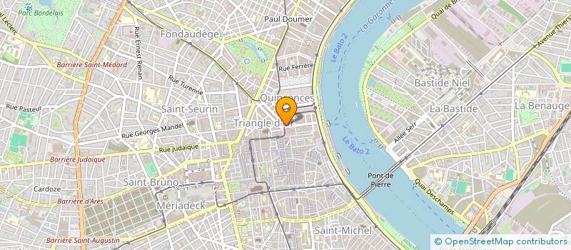 localisation de l'entreprise D.B. MANAGEMENT  BORDEAUX