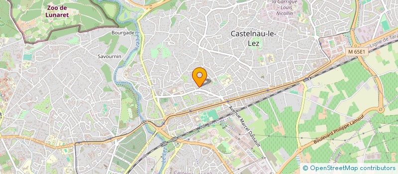 localisation de l'entreprise D.B.O  CASTELNAU-LE-LEZ