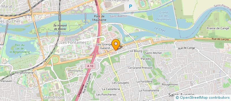 localisation de l'entreprise D.B. PHOTO VAL DE FRANCE  SAINT-AVERTIN