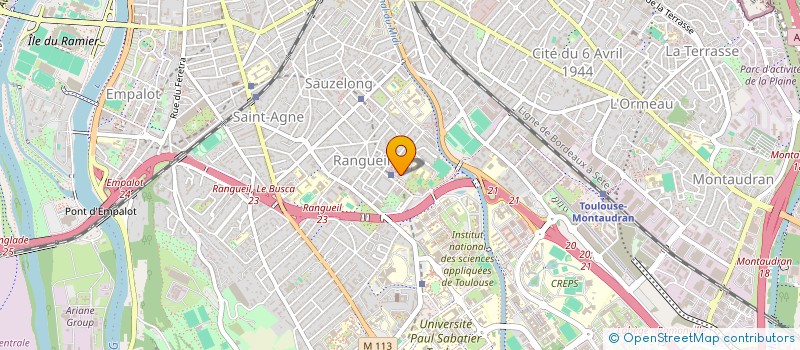 localisation de l'entreprise D.B.S à TOULOUSE