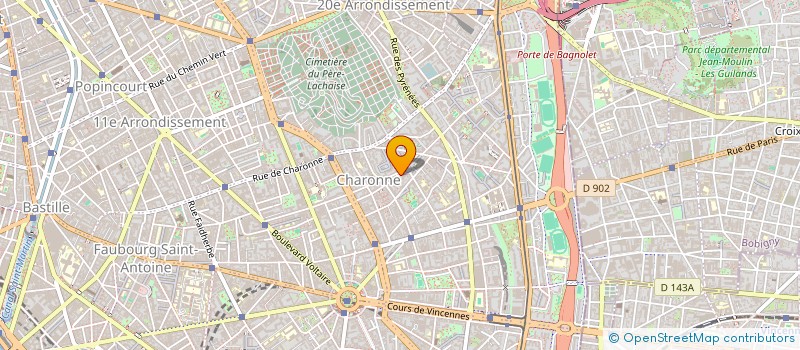 localisation de l'entreprise D.B.S  PARIS