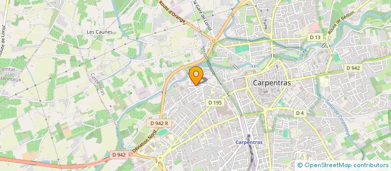 localisation de l'entreprise D B S AGENCEMENT à CARPENTRAS