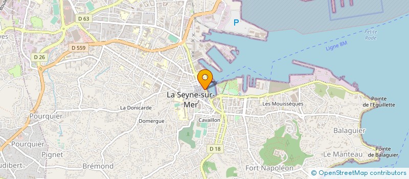 localisation de l'entreprise D.B.S. LA SEYNE 2 à LA SEYNE-SUR-MER