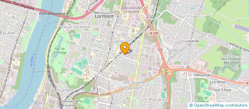 localisation de l'entreprise D B SERVICES  LORMONT