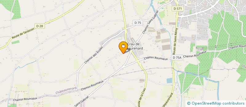 localisation de l'entreprise D&B SOLUTIONS à CHATEAURENARD