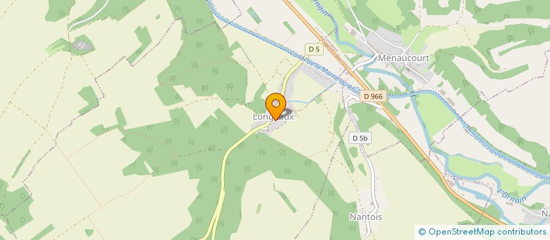 localisation de l'entreprise D B SONO à LONGEAUX