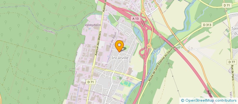 localisation de l'entreprise D.B TRANS  INCARVILLE