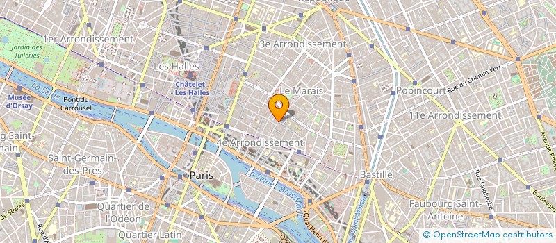 localisation de l'entreprise D. BERNAS IMPRIMEURS-EDITEURS à PARIS