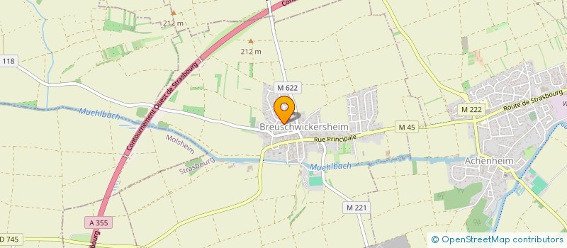 localisation de l'entreprise D'BLUEJE KEMPFER  BREUSCHWICKERSHEIM