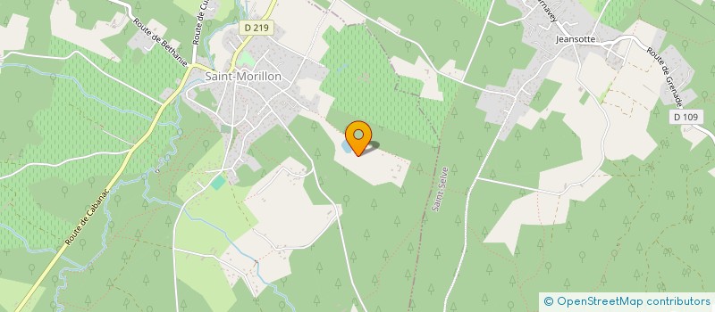 localisation de l'entreprise D BOIS  SAINT-MORILLON