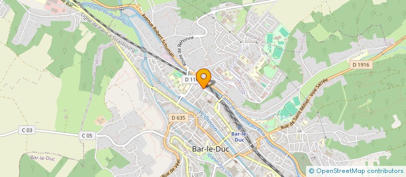 localisation de l'entreprise D-BOIS à BAR-LE-DUC