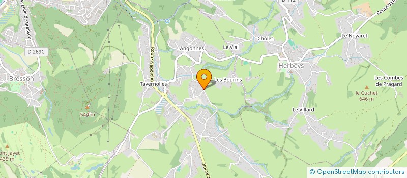 localisation de l'entreprise D.BONZI à BRIE-ET-ANGONNES