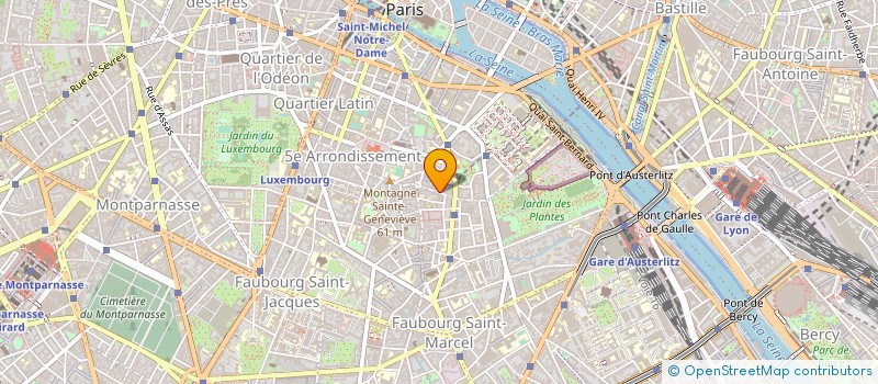 localisation de l'entreprise D. BOULLAND à PARIS