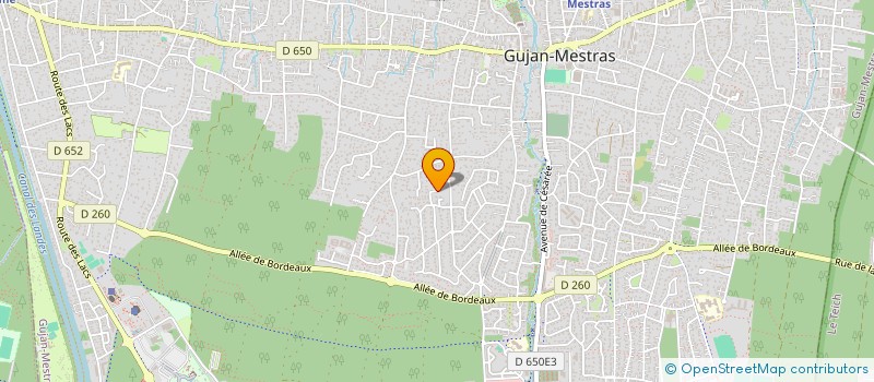 localisation de l'entreprise D.BRIEF  SANGUINET