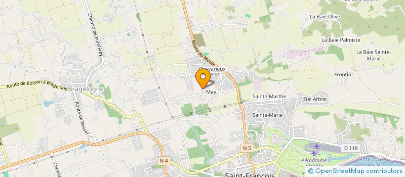 localisation de l'entreprise D'BROUIL à SAINT-FRANCOIS