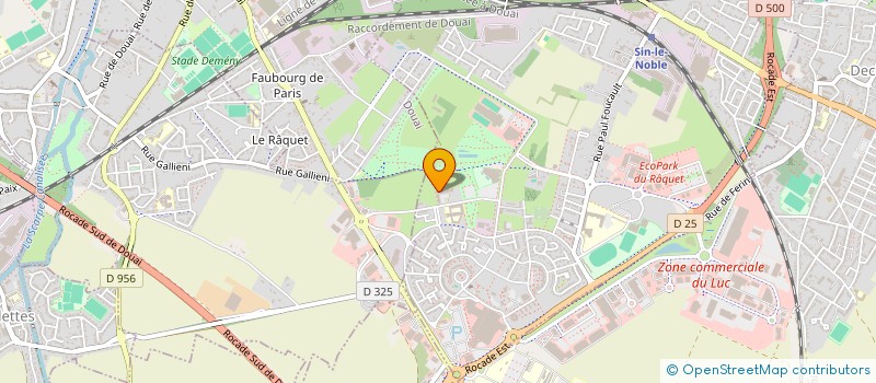 localisation de l'entreprise D. BW COMEDY CLUB  SIN-LE-NOBLE