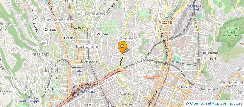 localisation de l'entreprise D&C à NICE
