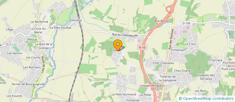 localisation de l'entreprise D.C. à CHAMPNIERS
