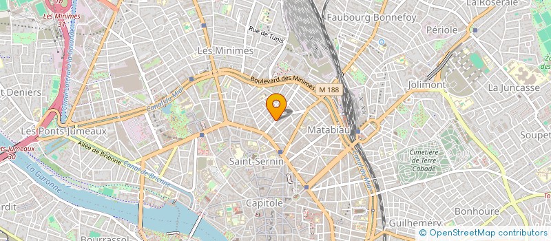 localisation de l'entreprise D.C.A. à TOULOUSE