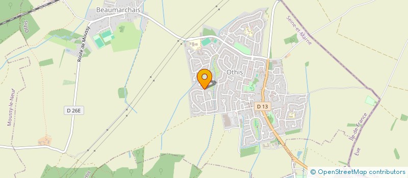 localisation de l'entreprise D.C.A.  OTHIS