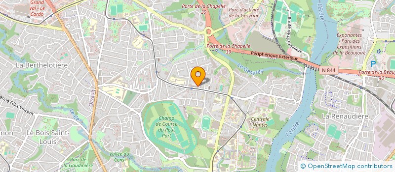 localisation de l'entreprise D.C.A.M. à NANTES