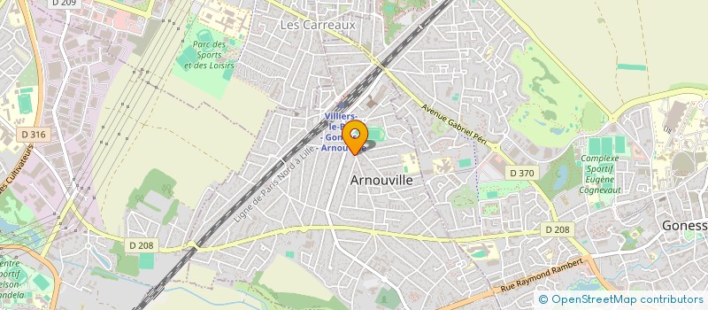 localisation de l'entreprise D.C.A. SPECTACLES SARL à ARNOUVILLE