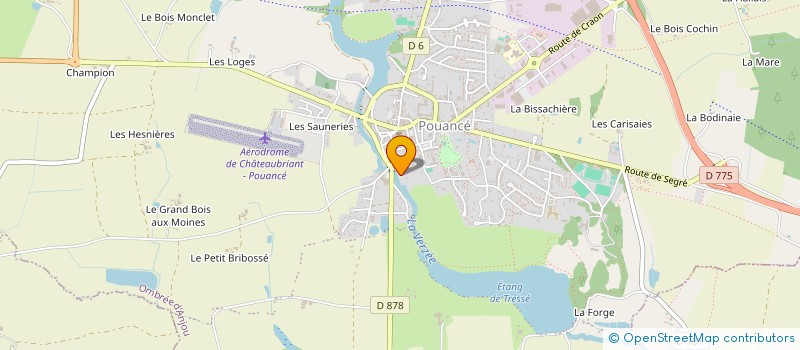 localisation de l'entreprise D C B à OMBREE D'ANJOU