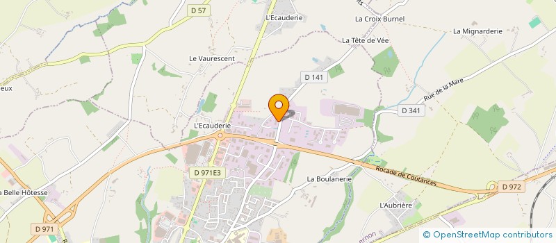 localisation de l'entreprise D&C BACHES à COUTANCES
