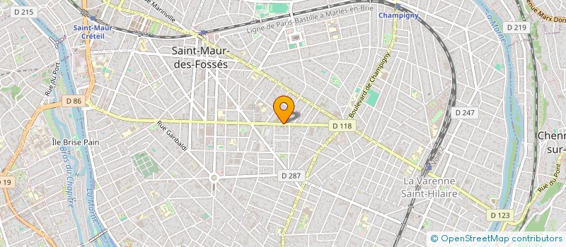 localisation de l'entreprise D.C BAT à SAINT-MAUR-DES-FOSSES