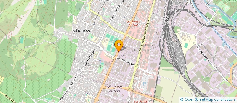 localisation de l'entreprise D.C.F. à CHENOVE