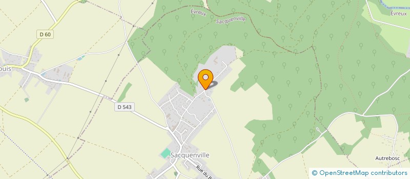 localisation de l'entreprise D.C.F.C.  SACQUENVILLE