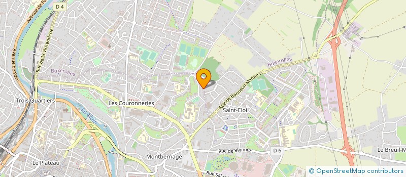 localisation de l'entreprise D.C.G  POITIERS