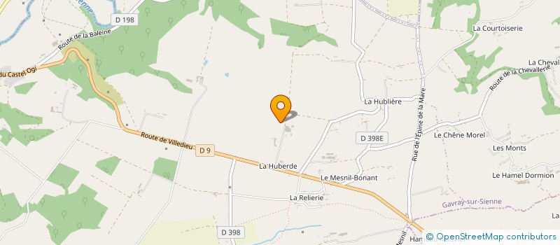 localisation de l'entreprise D.C.G.E.  GAVRAY-SUR-SIENNE