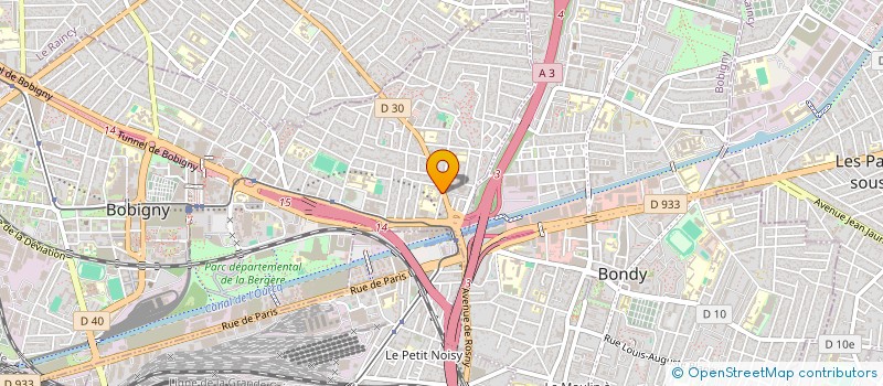 localisation de l'entreprise D C G FLEURS à BOBIGNY