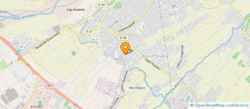 localisation de l'entreprise D.C. GESTION ASSISTANCE à SAINT-PIERRE