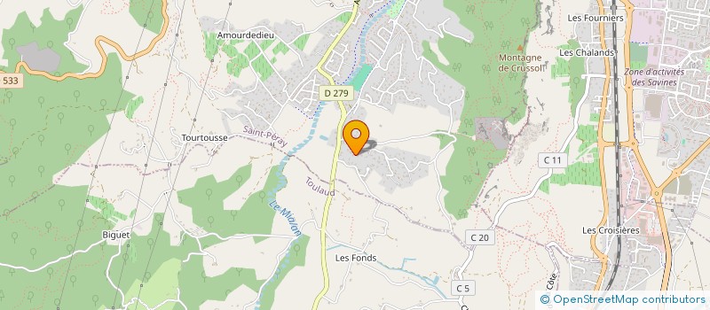 localisation de l'entreprise D&C GROUPE à SAINT-PERAY