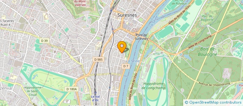 localisation de l'entreprise D & C HABITAT à SURESNES