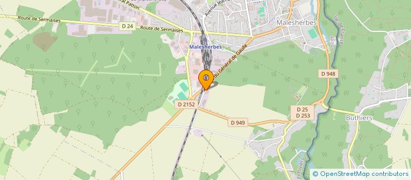 localisation de l'entreprise D.C. HOLDING à LE MALESHERBOIS