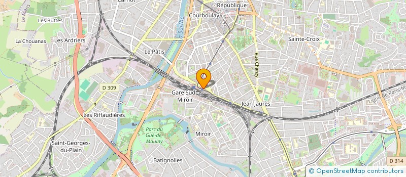 localisation de l'entreprise D&C-HOME  LE MANS