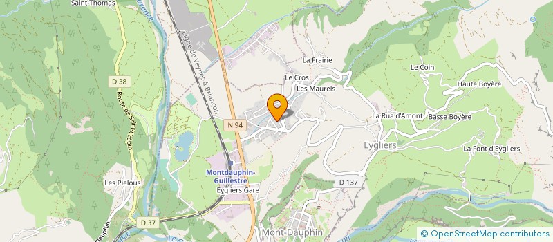localisation de l'entreprise D.C.I à EYGLIERS