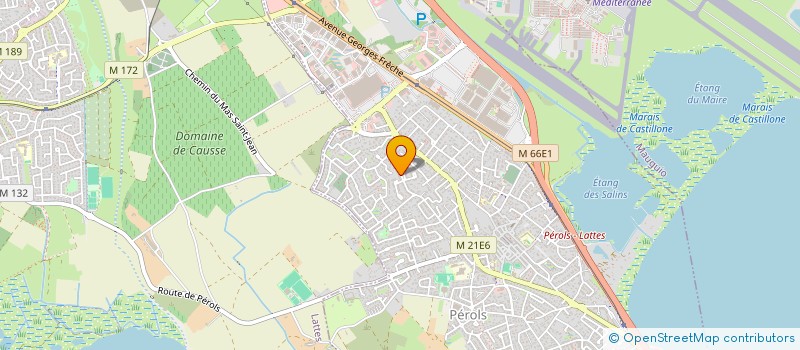localisation de l'entreprise D C I MACONNERIE  PEROLS