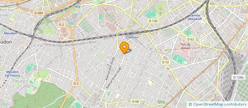 localisation de l'entreprise D&C IMMOBILIER à CLAMART