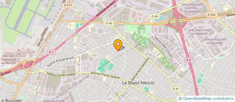 localisation de l'entreprise D.C INVESTISSEMENT à LE BLANC-MESNIL