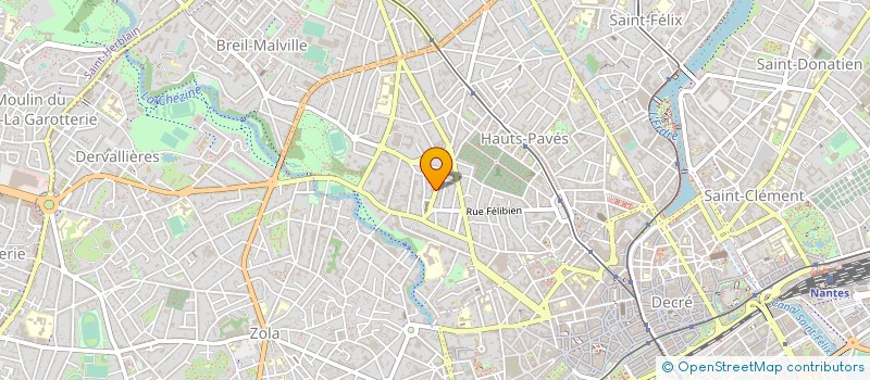 localisation de l'entreprise D.C. INVESTISSEMENTS à NANTES