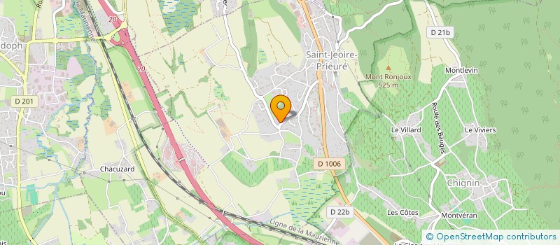 localisation de l'entreprise D.C. ISOLATION à CHALLES-LES-EAUX