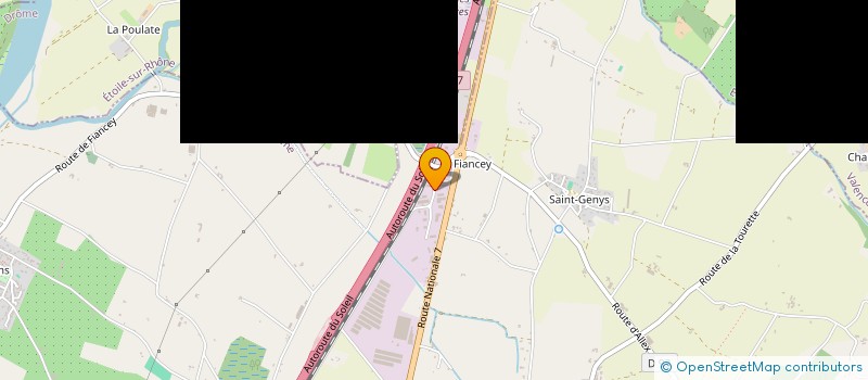 localisation de l'entreprise D.C.J  LIVRON-SUR-DROME