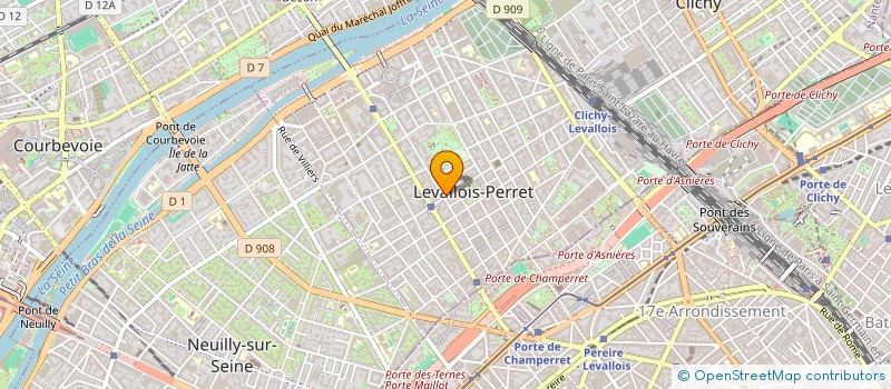 localisation de l'entreprise D.C. LEVALLOIS à LEVALLOIS-PERRET
