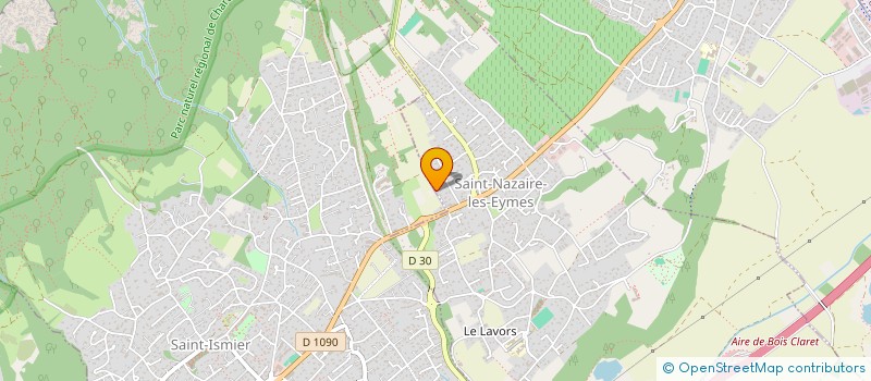 localisation de l'entreprise D.C.M.G.  SAINT-NAZAIRE-LES-EYMES