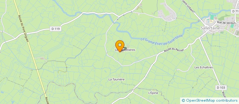 localisation de l'entreprise D.C. MOTORS à SALLERTAINE